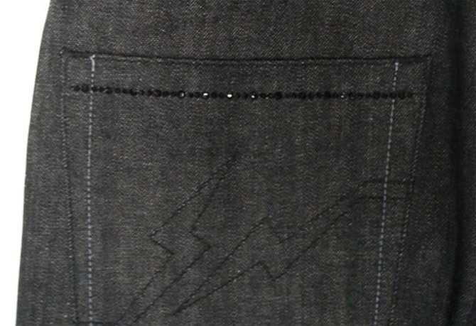 Levi's Fenom New Black Disco Decoration Denim