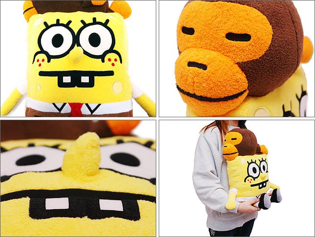 spongebob x bape plush