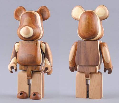 bearbrick wood