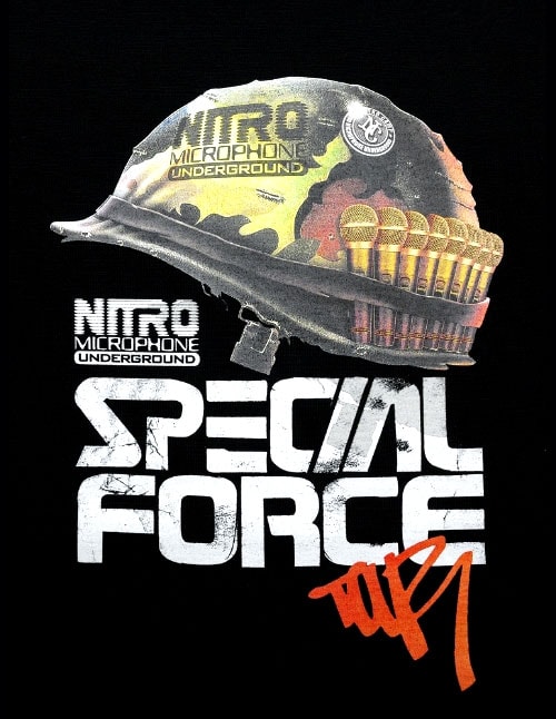 Nitro Microphone Underground Special Force Tour T-shirt 