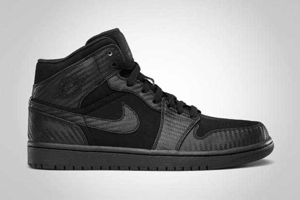 jordan 1 carbon fiber black