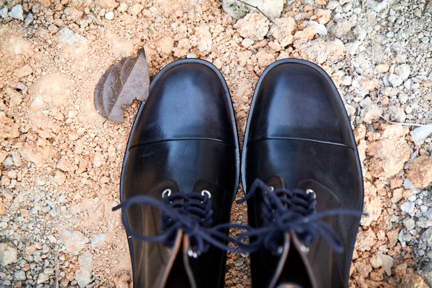 Maison Martin Margiela Leather Lace Up Boots