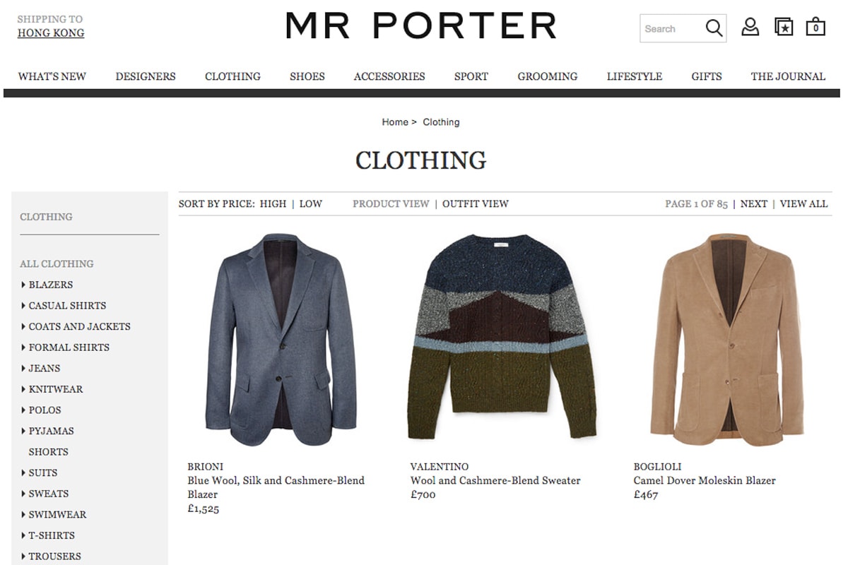 E-Commerce Luxury Fashion Houses