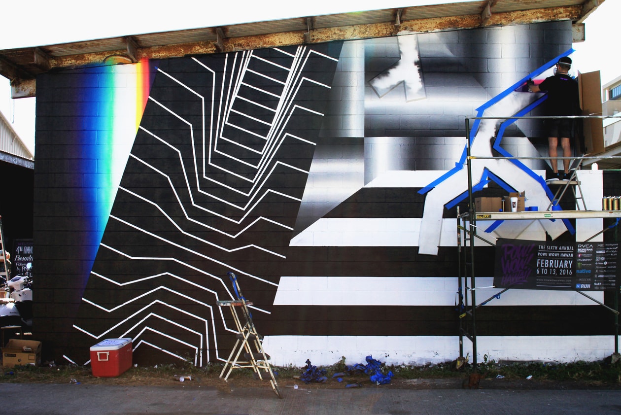 Felipe Pantone Paints POW! WOW! Hawaii