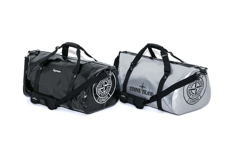 supreme stone island duffle bag