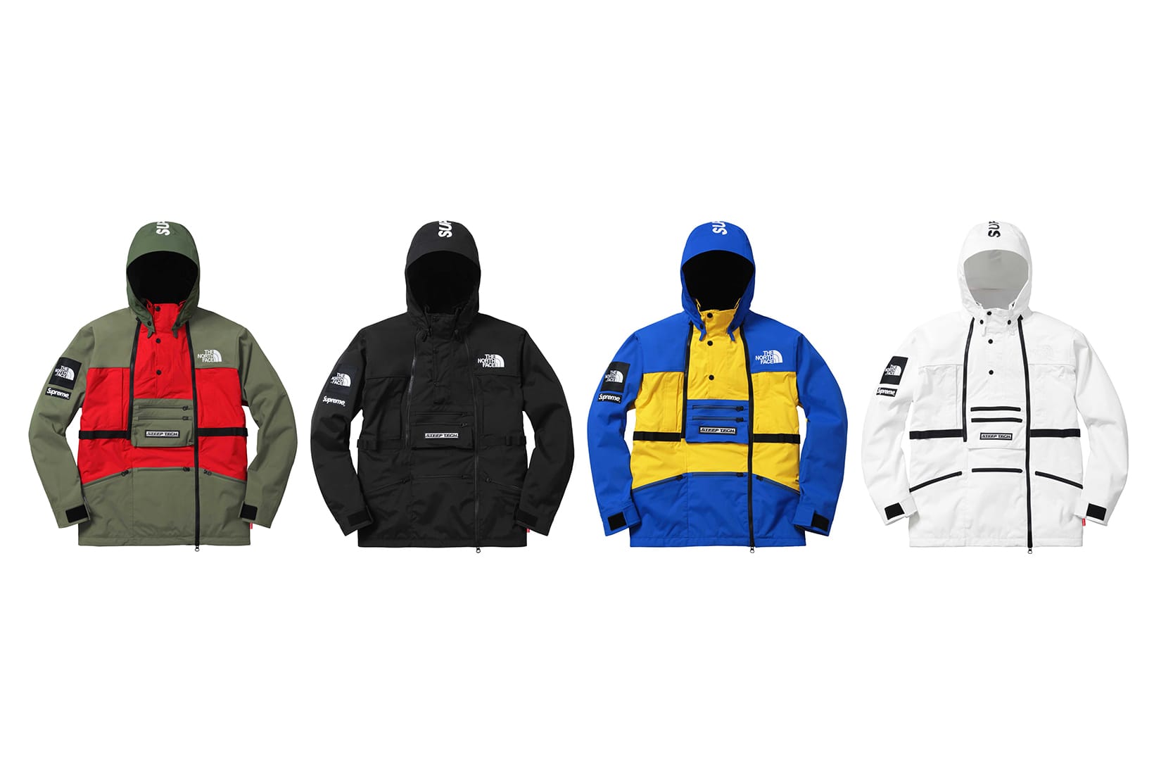 supreme x the north face steep tech hoodie