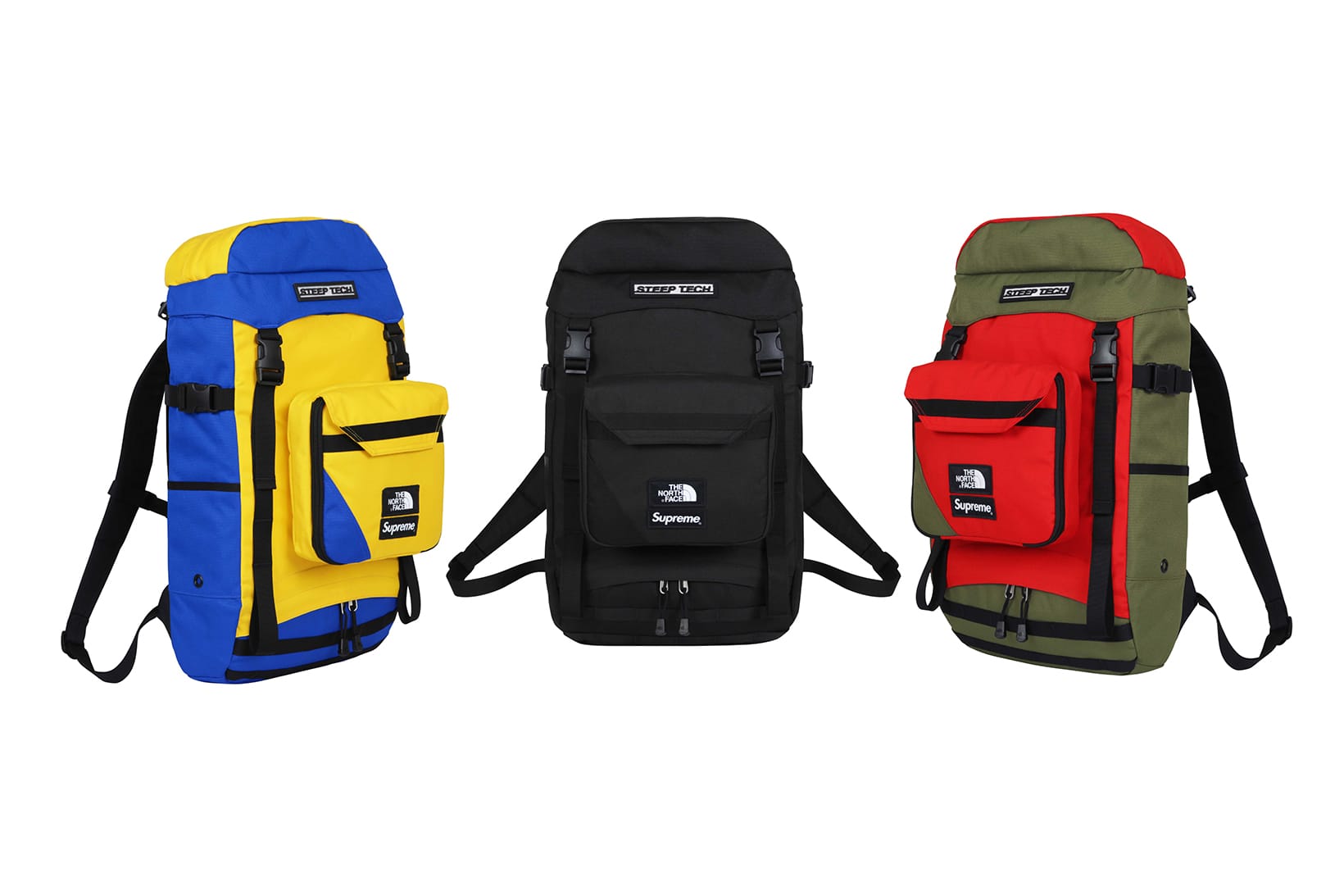 supreme the north face steep tech backpack black