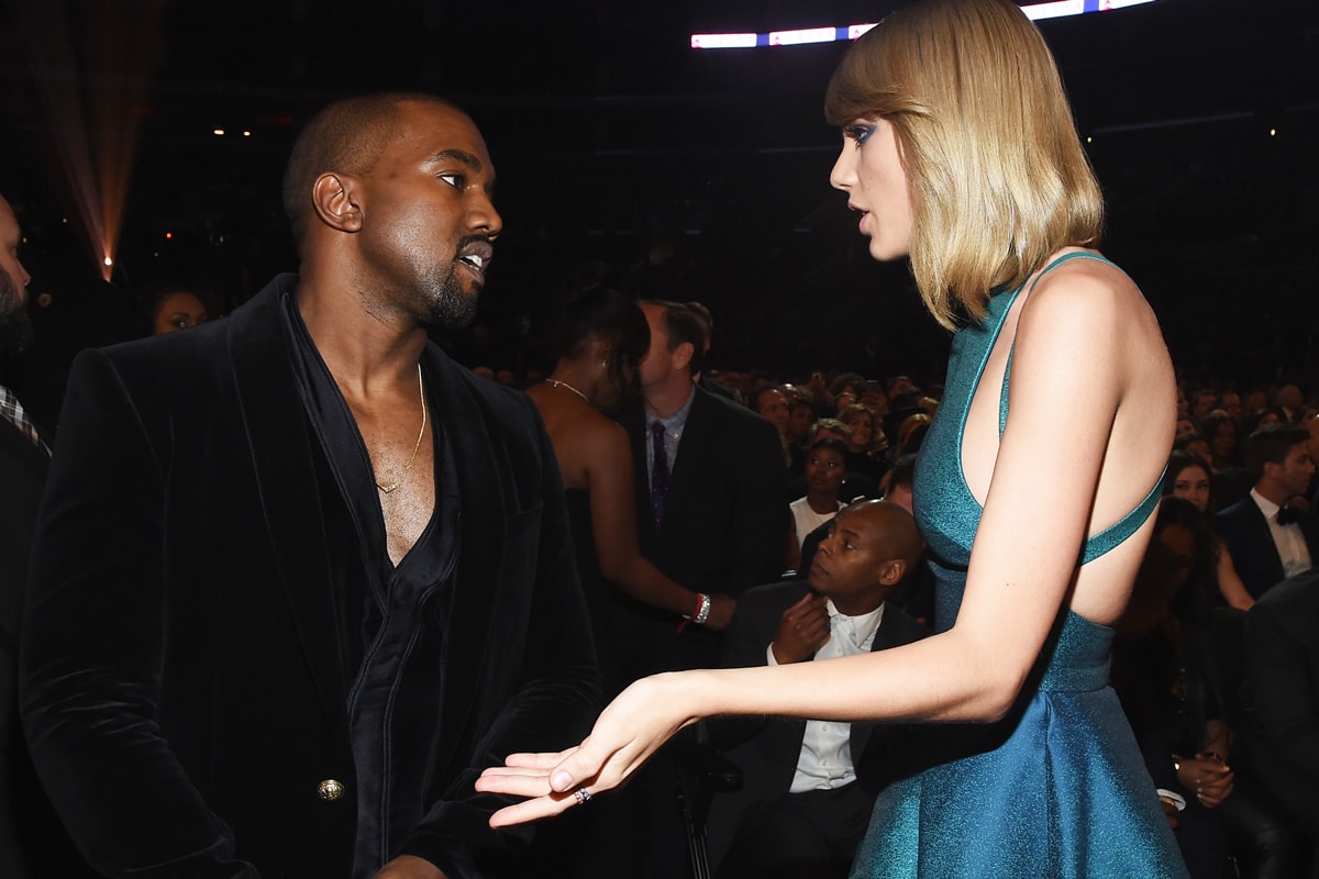 Kanye West, Taylor Swift, Famous, wax figure