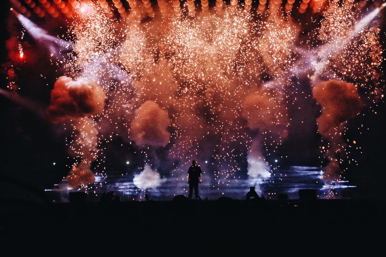 Kanye West Pusha T Desiigner Travis Scott Yeezys Onstage