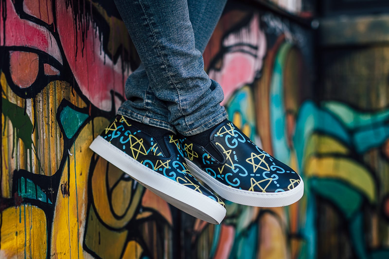 gucci graffiti shoes