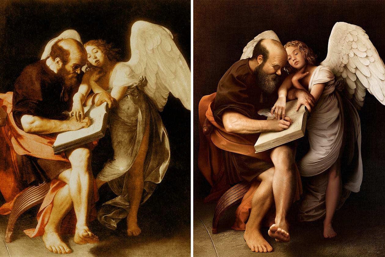 Adobe Stock Making a Masterpiece Caravaggio Saint Matthew and the Angel
