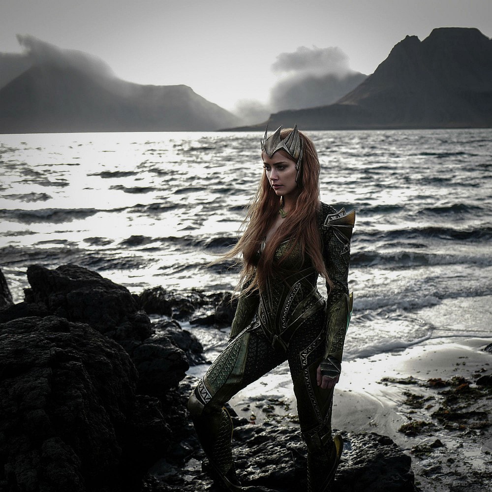 Amber Heard as Mera in Justice League