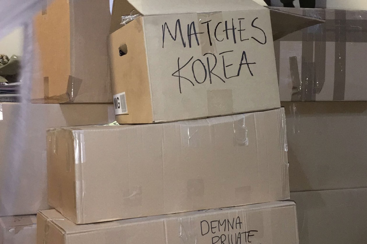 Vetements Matches Fashion Pop-Up Garage Sale seoul