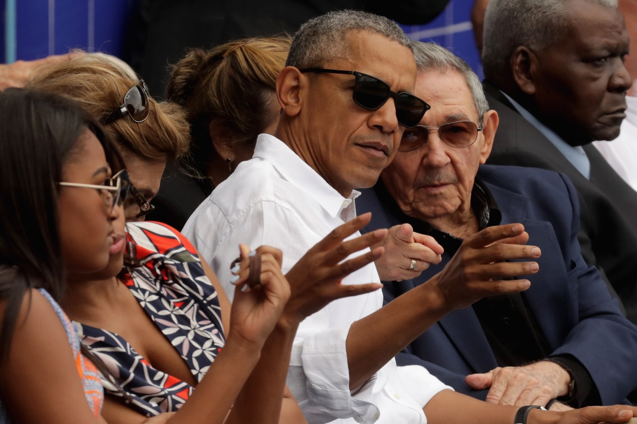 President Barack Obama's Most Stylish Moments POTUS Barry Michelle Obama FLOTUS Suits Normcore Dad Jeans Tan Suits Sunglasses athleisure