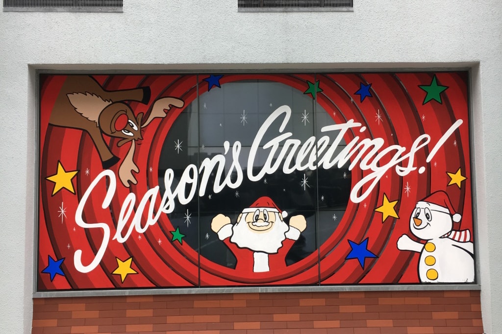 Supreme Japan Christmas Store Fronts