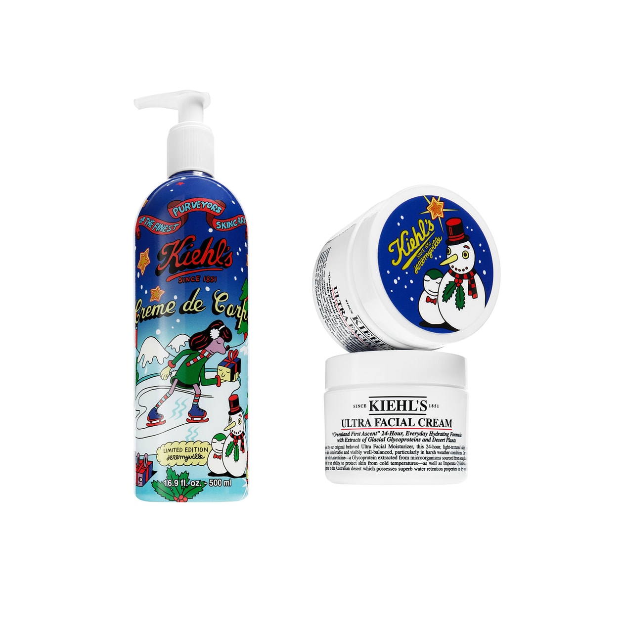 Kiehl’s Jeremyville Crème de Corps + Ultra Facial Cream