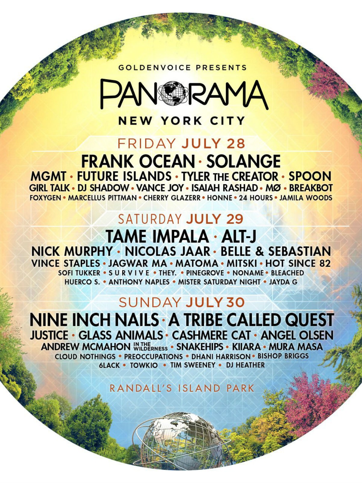 Frank Ocean Panorama Festival New York City 2017