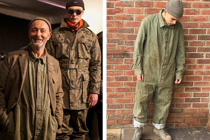 How Nigel Cabourn Integrates Military Inspiration into His 2017 Fall/Winter Collection London Fashion Week Men's Runway Show