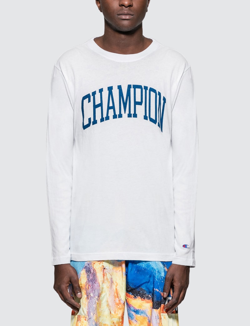 Image of Champion Japan Arch Logo L/S T-Shirt
