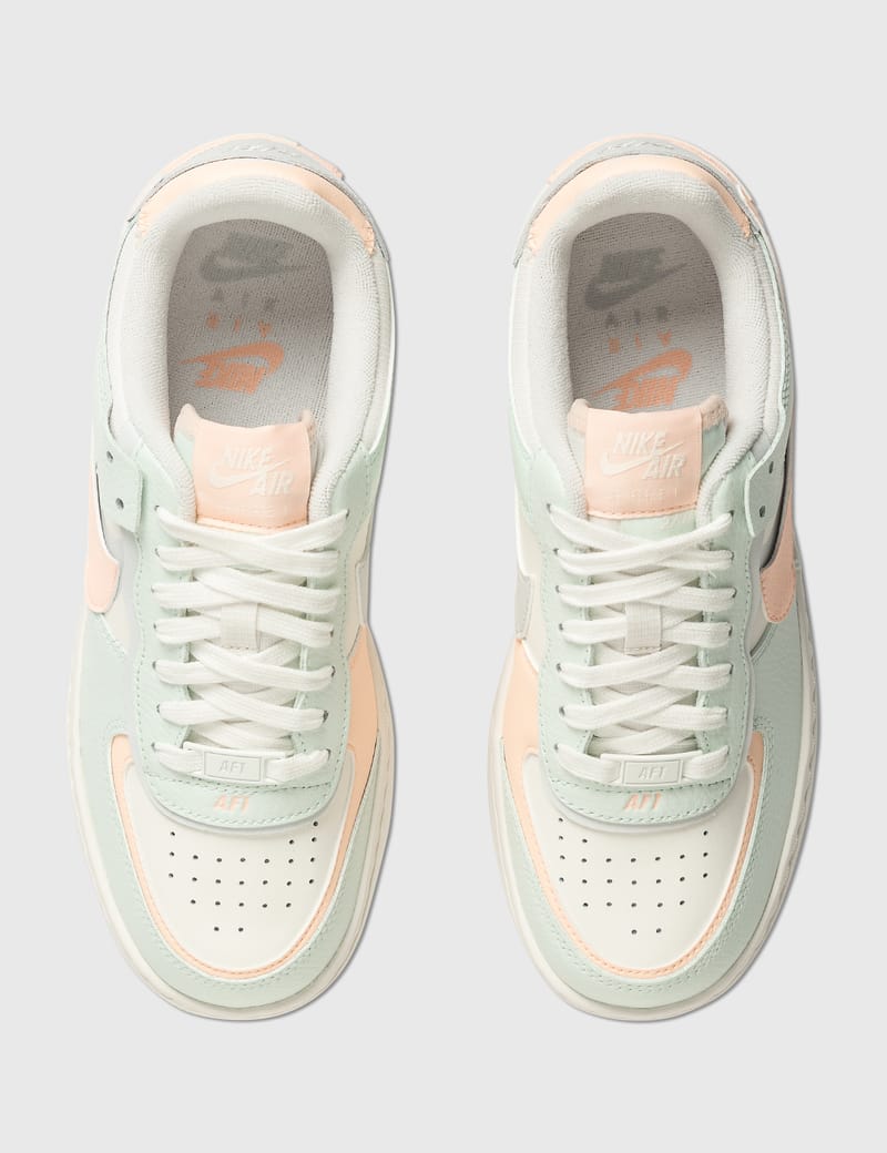 NIKE AIR FORCE 1 Shadow Pastel Crimson Tint Barely Green Photon Dust UK 6!  £140.00 - PicClick UK