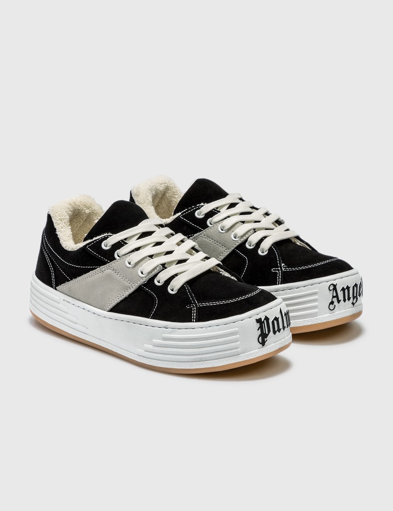 Image of Palm Angels Logo Print Low Top Sneaker
