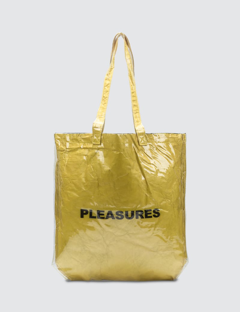 pleasures tote bag