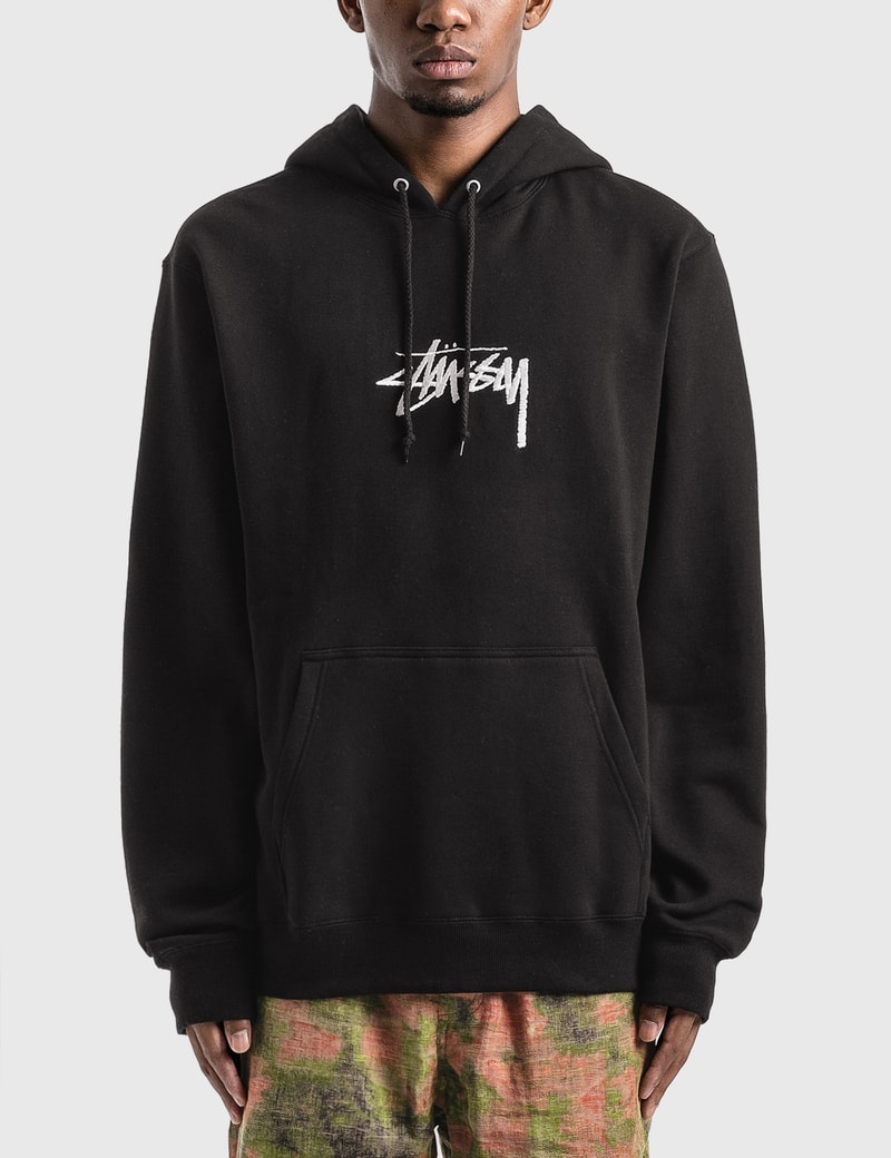 Image of Stussy Stock Logo Applique Hoodie