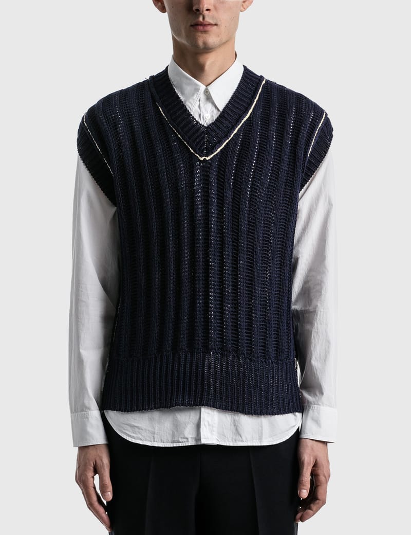 maison margiela sleeveless sweater