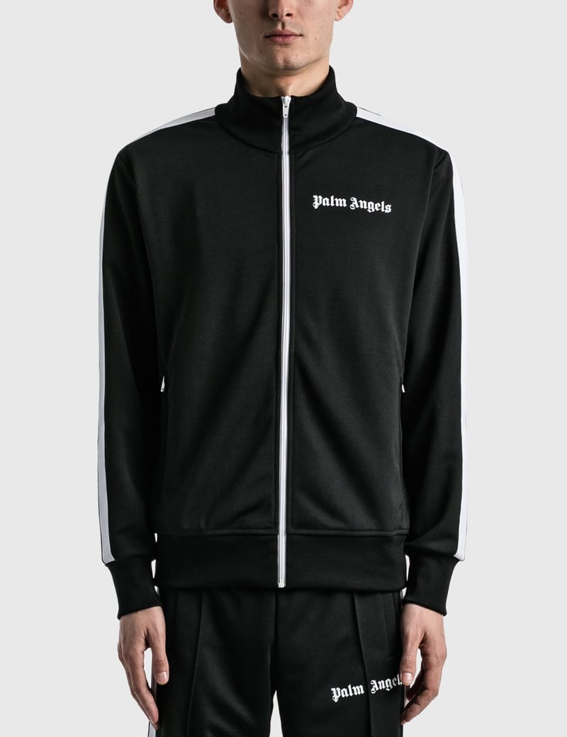 palm angels black track jacket