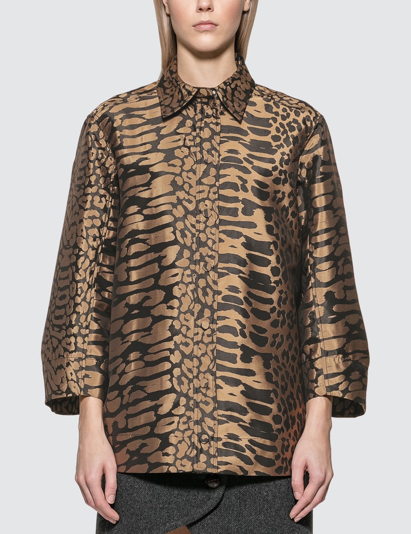 Image of Ganni Jacquard Shirt