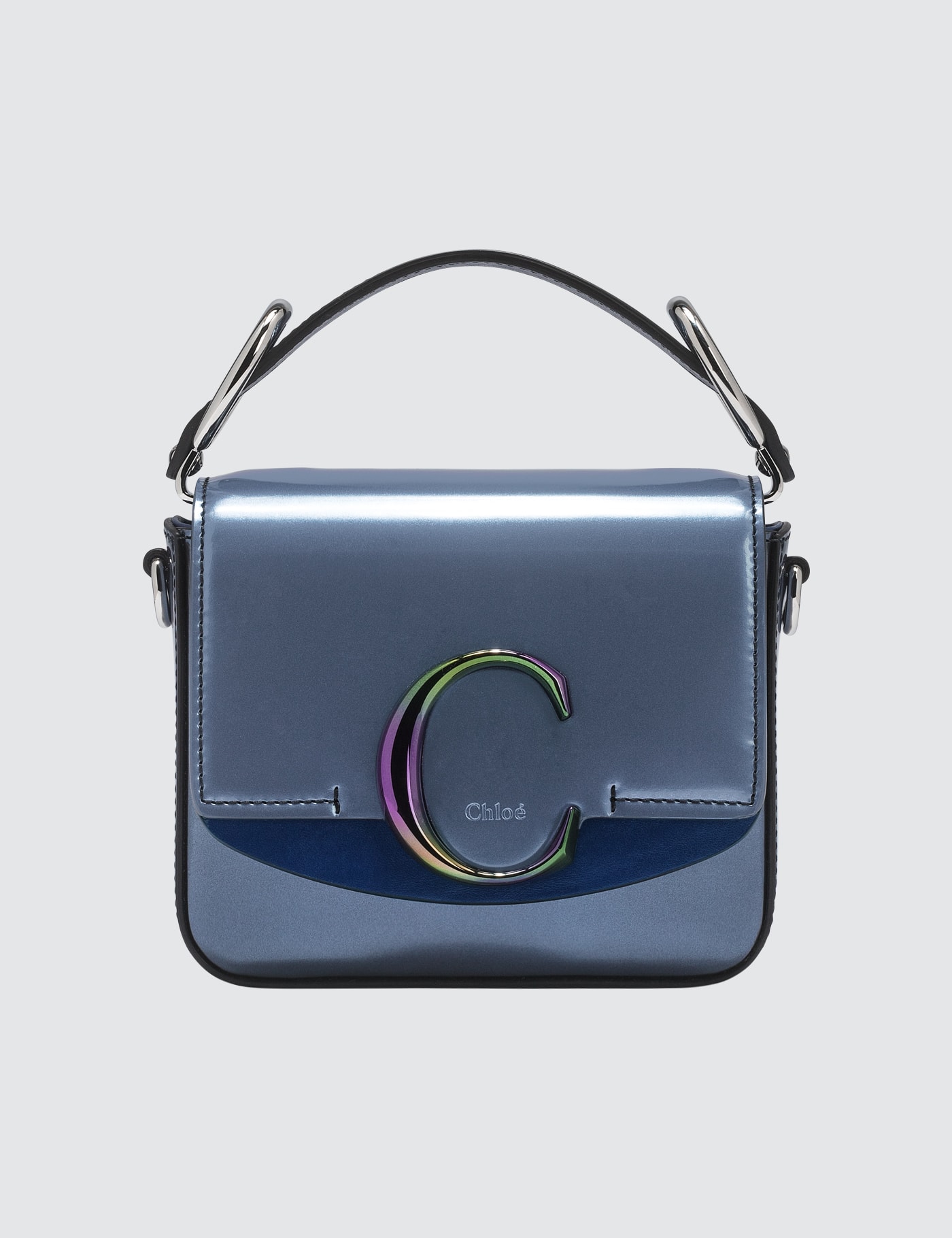 Chlo� Patent Leather Small Chlo� C Bag