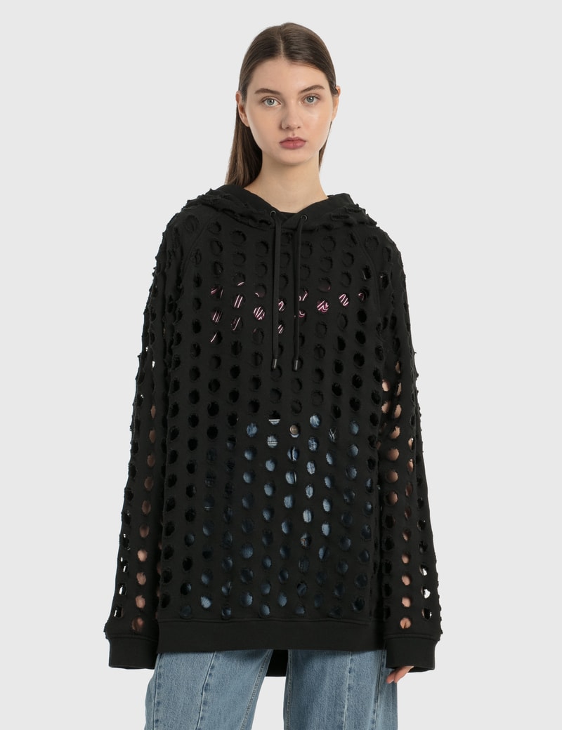 Image of Maison Margiela Punched Oversized Hoodie