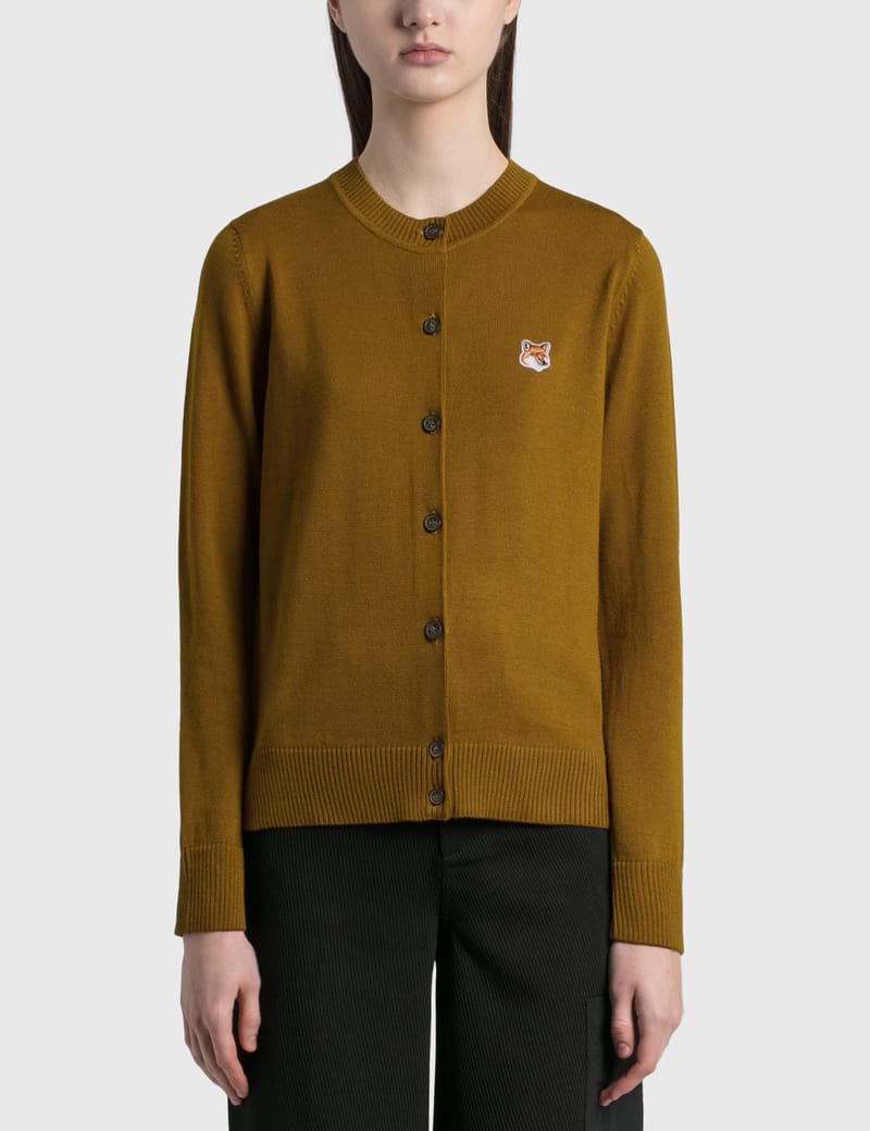 maison kitsune cardigan