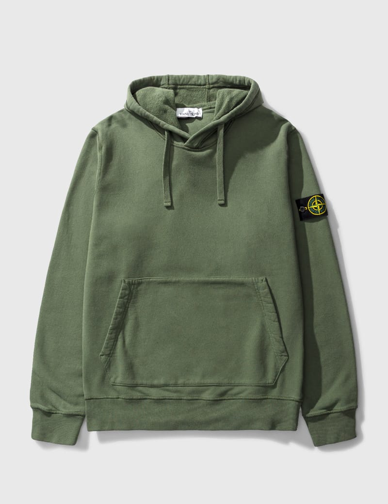 stone island basic hoodie