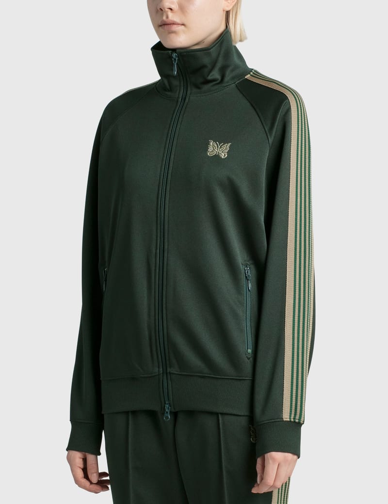 dark green track jacket
