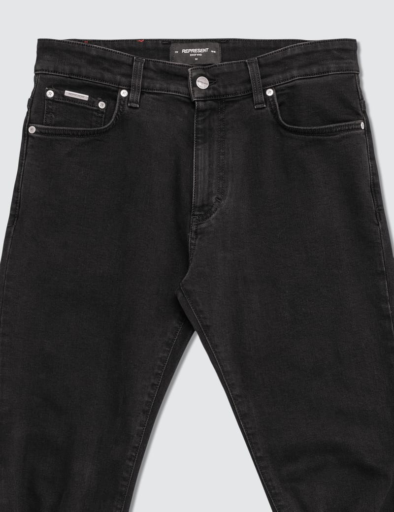 represent destroyer denim black