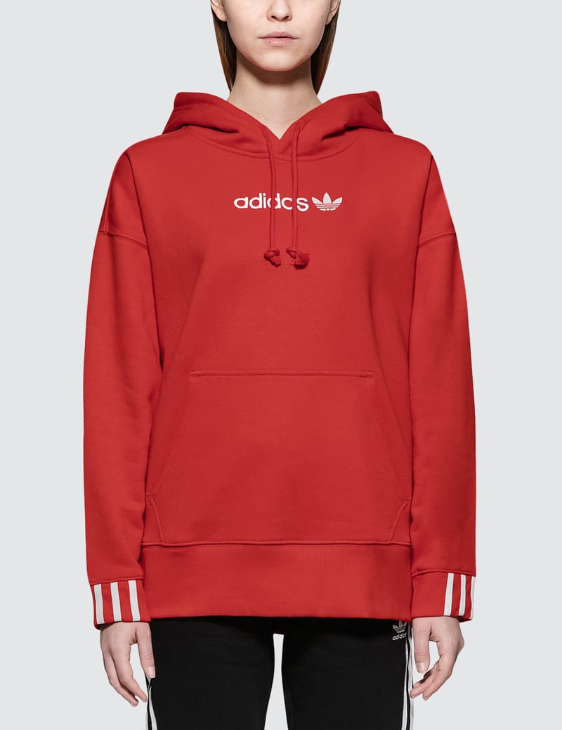 adidas red coeeze sweatshirt