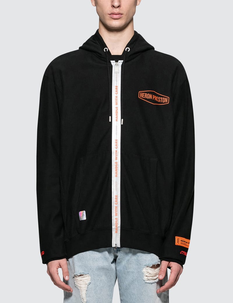 heron preston zip hoodie