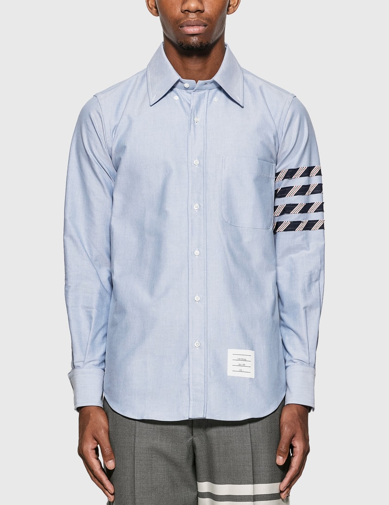 Image of Thom Browne -Bar Oxford Shirt