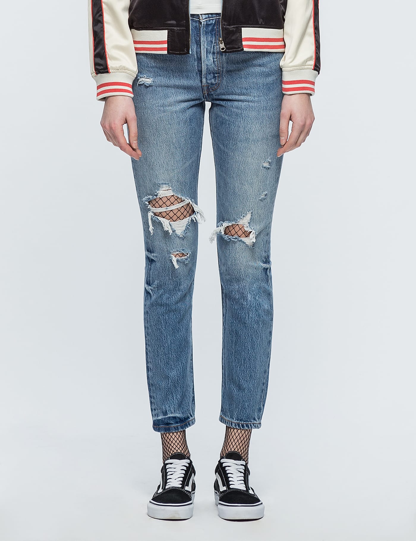 levi's 501 skinny in old hangouts