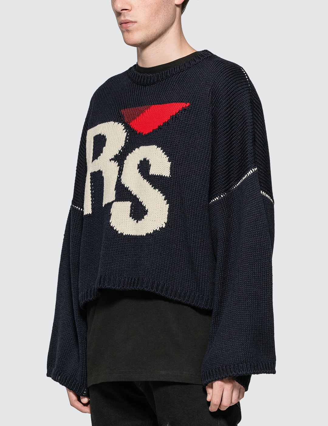 Raf Simons Cropped Rs Sweater Hbx Globally Curated Fashion And Lifestyle By Hypebeast Raf Simons Cropped Rs Sweater Hbx Globally Curated Fashion And Lifestyle By Hypebeast