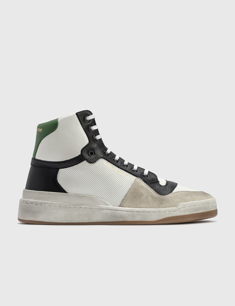 saint laurent hi top sneakers