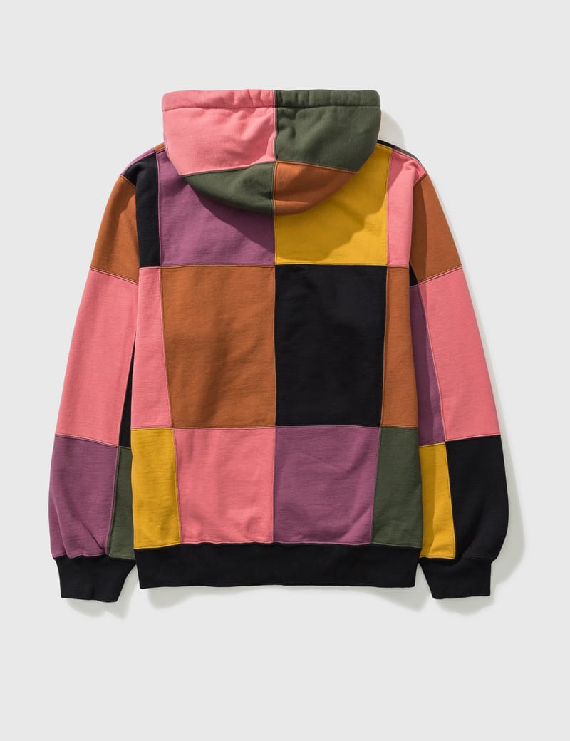 supreme patchwork hooded