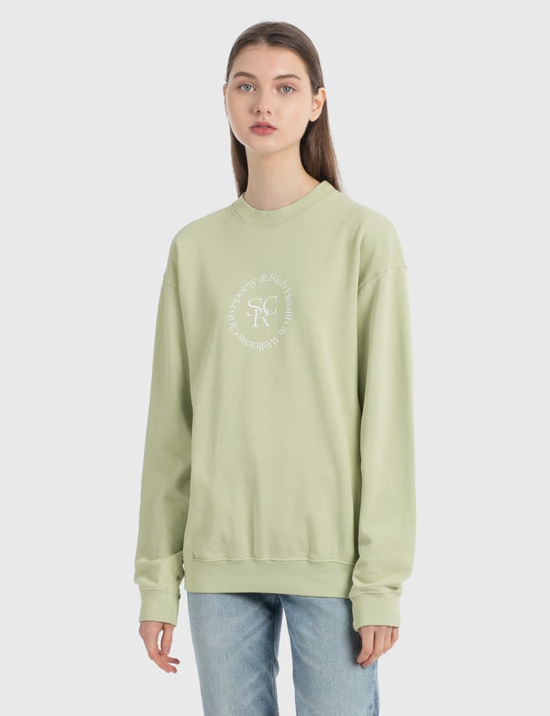 cream crewneck sweatshirt