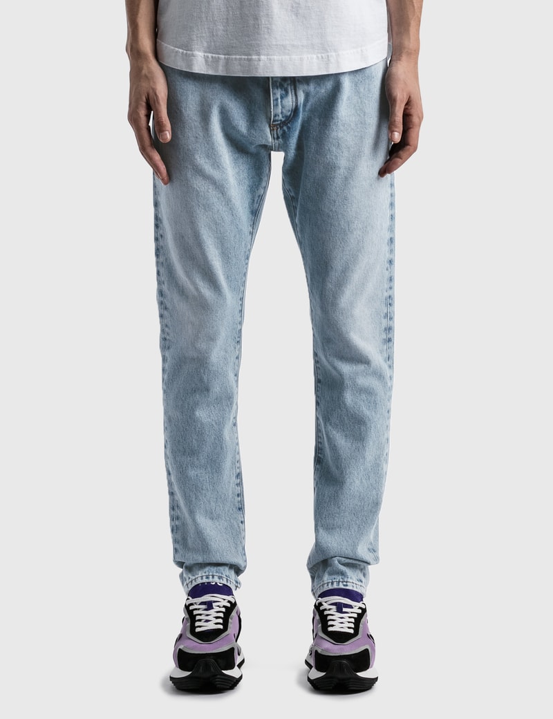 Image of Palm Angels Back Logo  Pockets Jeans