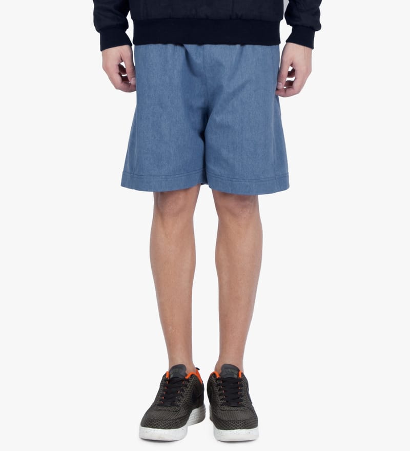 denim basketball shorts