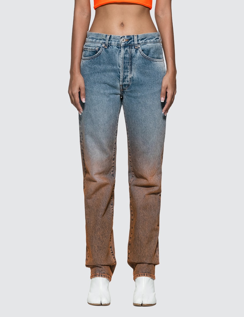 Image of Off-White Degrade Two-tone Jeans