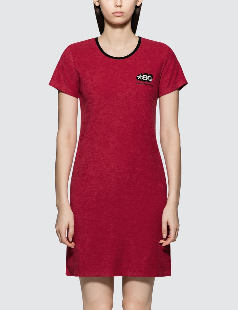 Image of Stussy Barra Short Sleeve Mini Dress