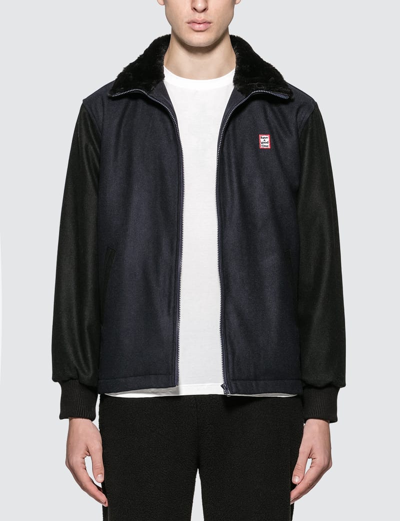 wool stadium jacket