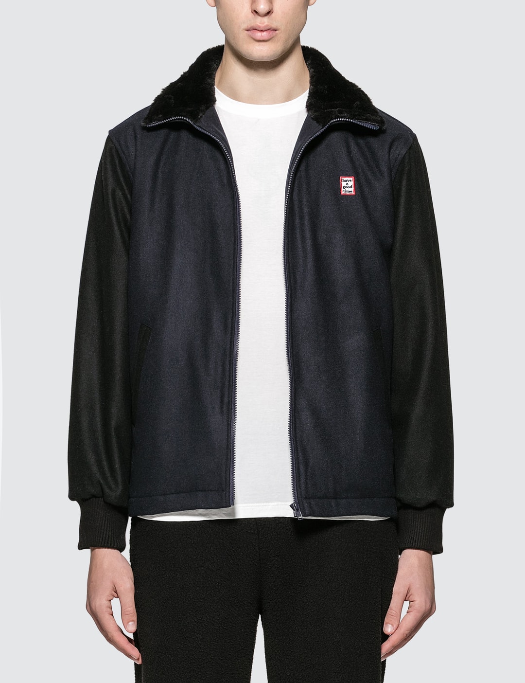 Have A Good Time Zip Up Wool Stadium Jacket Hbx Globally Curated Fashion And Lifestyle By Hypebeast Have A Good Time Zip Up Wool Stadium Jacket Hbx Globally Curated Fashion And Lifestyle By Hypebeast
